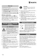 Preview for 136 page of Würth 0891 110 500 Translation Of The Original Operating Instructions