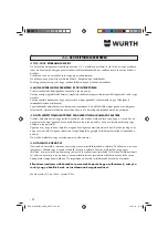 Preview for 102 page of Würth 0891 130 Translation Of The Original Operating Instructions