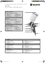 Предварительный просмотр 1 страницы Würth 0891 700 05 Operating Instructions Manual