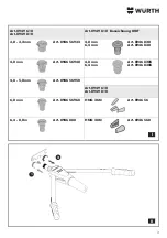 Предварительный просмотр 3 страницы Würth 0949 610 Translation Of The Original Operating Instructions