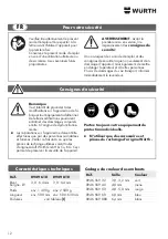 Предварительный просмотр 12 страницы Würth 0949 610 Translation Of The Original Operating Instructions