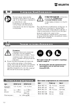 Предварительный просмотр 52 страницы Würth 0949 610 Translation Of The Original Operating Instructions