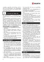 Preview for 8 page of Würth 0962 975 7 Instructions Manual