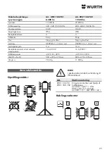 Preview for 25 page of Würth 0981 180 701 Translation Of The Original Operating Instructions