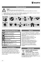 Предварительный просмотр 84 страницы Würth 0981 180 851 Translation Of The Original Operating Instructions