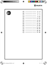 Предварительный просмотр 2 страницы Würth 0984 990 100 Translation Of The Original Operating Instructions