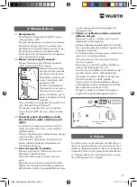 Предварительный просмотр 8 страницы Würth 0984 990 100 Translation Of The Original Operating Instructions