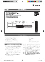 Предварительный просмотр 11 страницы Würth 0984 990 100 Translation Of The Original Operating Instructions