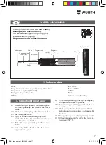 Предварительный просмотр 17 страницы Würth 0984 990 100 Translation Of The Original Operating Instructions