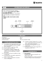 Предварительный просмотр 7 страницы Würth 0984 990 400 Translation Of The Original Operating Instructions