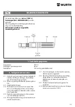 Предварительный просмотр 15 страницы Würth 0984 990 400 Translation Of The Original Operating Instructions