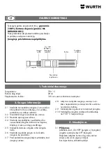 Preview for 45 page of Würth 0984 990 400 Translation Of The Original Operating Instructions