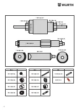 Preview for 2 page of Würth 1952 006 505 Translation Of The Original Operating Instructions