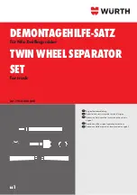 Würth 1952 006 800 Quick Start Manual предпросмотр