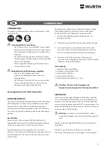 Preview for 3 page of Würth 1952 006 800 Quick Start Manual