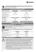 Preview for 26 page of Würth 5700 202 X Operating Instructions Manual