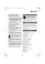 Preview for 25 page of Würth 5700 513 X Translation Of The Original Operating Instructions