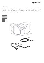 Предварительный просмотр 2 страницы Würth 5701425000 Operating Instructions Manual