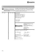 Предварительный просмотр 27 страницы Würth 5701425000 Operating Instructions Manual