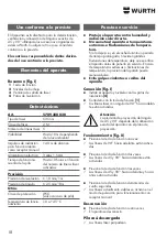 Предварительный просмотр 18 страницы Würth 5709 300 030 Translation Of The Original Operating Instructions