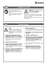 Предварительный просмотр 41 страницы Würth 5709 300 452 Original Operating Instructions