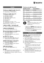 Предварительный просмотр 43 страницы Würth 5709 300 452 Original Operating Instructions