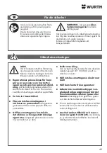 Предварительный просмотр 45 страницы Würth 5709 300 452 Original Operating Instructions