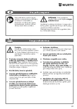 Предварительный просмотр 89 страницы Würth 5709 300 452 Original Operating Instructions