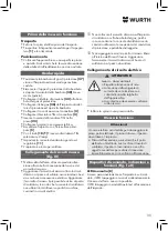 Preview for 35 page of Würth 5952 000 180 Operating Instructions Manual