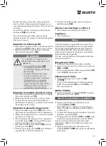 Preview for 51 page of Würth 5952 000 180 Operating Instructions Manual