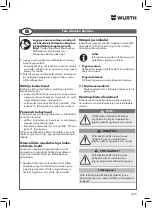 Preview for 265 page of Würth 5952 000 180 Operating Instructions Manual