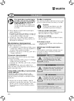 Preview for 278 page of Würth 5952 000 180 Operating Instructions Manual