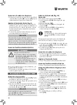 Preview for 54 page of Würth 5952 000 181 Translation Of The Original Operating Instructions