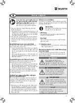 Preview for 71 page of Würth 5952 000 181 Translation Of The Original Operating Instructions