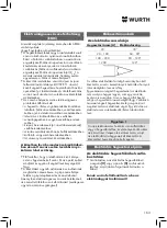 Preview for 163 page of Würth 5952 000 181 Translation Of The Original Operating Instructions