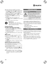 Preview for 288 page of Würth 5952 000 181 Translation Of The Original Operating Instructions