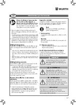 Preview for 27 page of Würth 5952 000 200 Translation Of The Original Operating Instructions