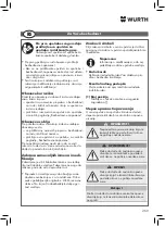 Preview for 269 page of Würth 5952 000 200 Translation Of The Original Operating Instructions