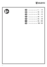 Preview for 2 page of Würth 5952 001 350 Translation Of The Original Operating Instructions