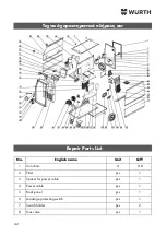 Предварительный просмотр 40 страницы Würth 5952 001250 Instructions Manual