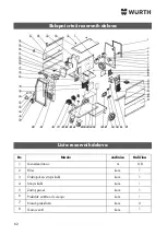 Предварительный просмотр 60 страницы Würth 5952 001250 Instructions Manual