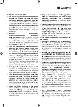 Preview for 53 page of Würth ABS 18 COMPACT Translation Of The Original Operating Instructions