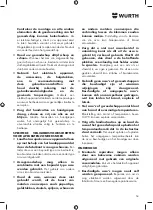 Предварительный просмотр 54 страницы Würth ABS 18 COMPACT Translation Of The Original Operating Instructions