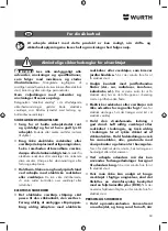 Preview for 60 page of Würth ABS 18 COMPACT Translation Of The Original Operating Instructions