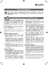 Preview for 67 page of Würth ABS 18 COMPACT Translation Of The Original Operating Instructions