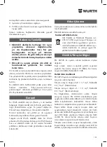 Preview for 101 page of Würth ABS 18 COMPACT Translation Of The Original Operating Instructions