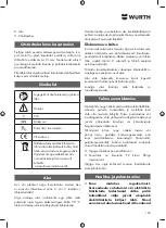 Preview for 158 page of Würth ABS 18 COMPACT Translation Of The Original Operating Instructions