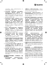 Preview for 169 page of Würth ABS 18 COMPACT Translation Of The Original Operating Instructions