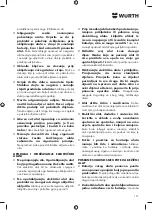 Предварительный просмотр 191 страницы Würth ABS 18 COMPACT Translation Of The Original Operating Instructions