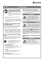 Предварительный просмотр 61 страницы Würth AM 600 AC/DC Original Operating Instructions